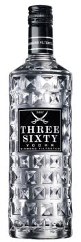 Three Sixty Vodka 37,5 % vol. Literflasche